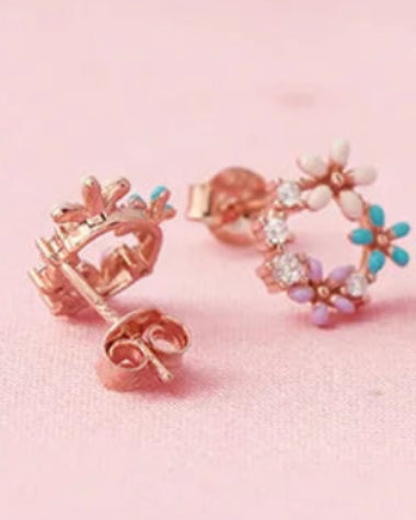 Aura Studs in 92.5 Silver