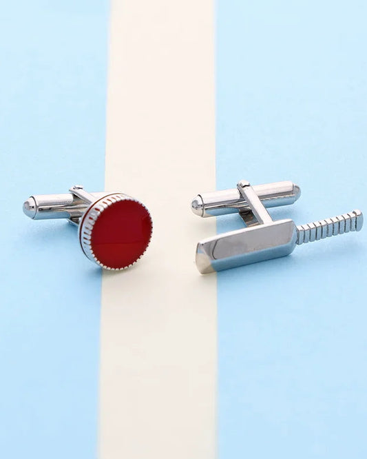 Cricket Cufflinks in 92.5 Silver