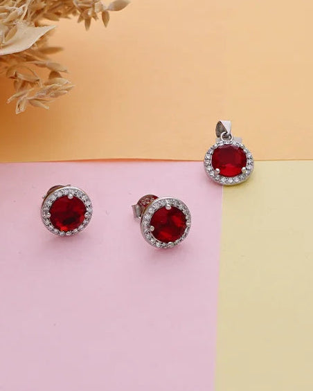 Fire Tone Charm Duo in 92.5 Silver