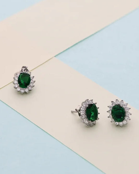 Oval Charm Duo in 92.5 Silver