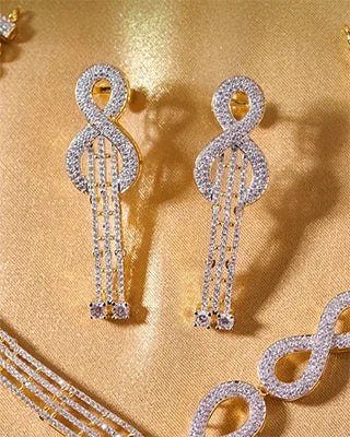 Infinity Necklace in 92.5 Silver