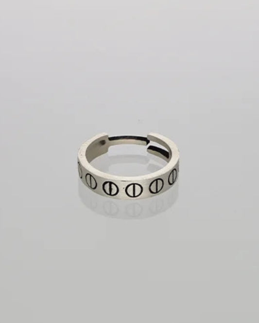 Orb Ring in 92.5 Silver