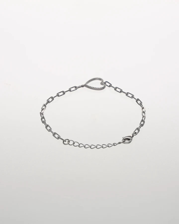 Tiny Love Bracelet in 92.5 Silver