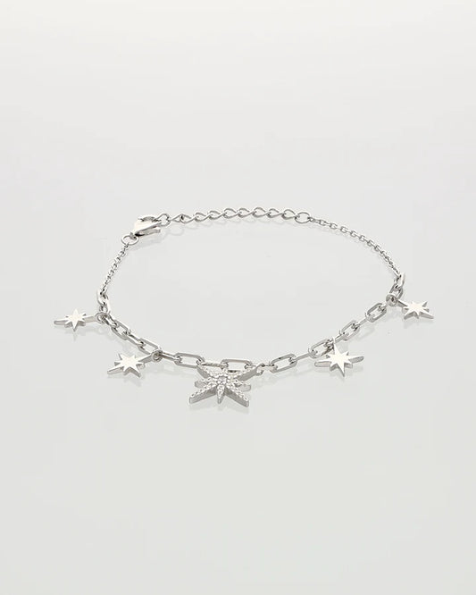 Starling Frost Link Bracelet in 92.5 Silver