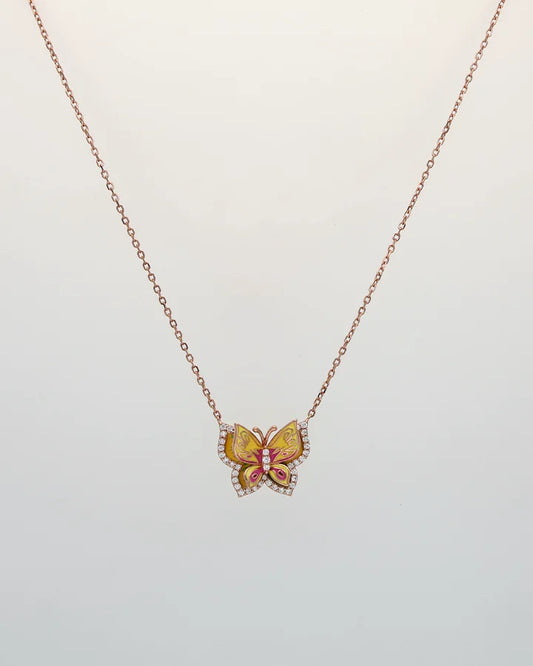 Solara Lemon Flutter Chain in 92.5 Silver