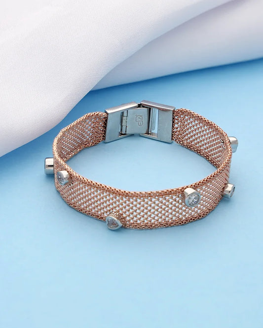 Mesh Bracelet in 92.5 Silver