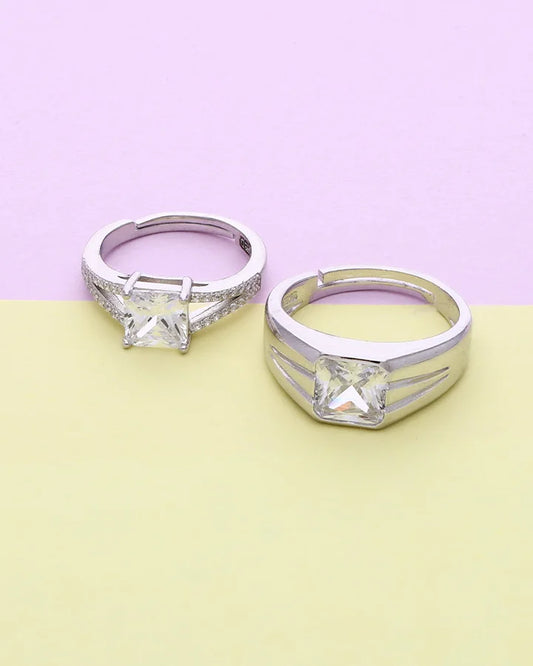 Vow Duo Ring in 92.5 Silver