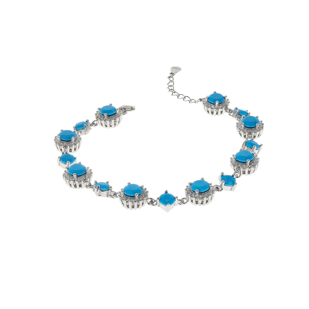 Twilight Bloom: Blue Charm Elegance