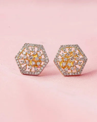 Royal Elegance Studs in 92.5 Silver