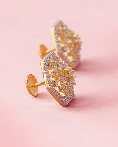 Royal Elegance Studs in 92.5 Silver