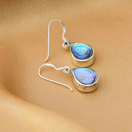 Timeless Teardrop Rhodium Studs in 92.5 Silver