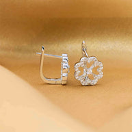 Trio Radiance Rhodium Studs in 92.5 Silver