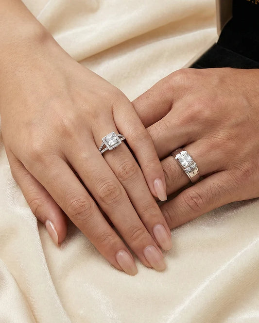 Eterna Duo Ring in 92.5 Silver