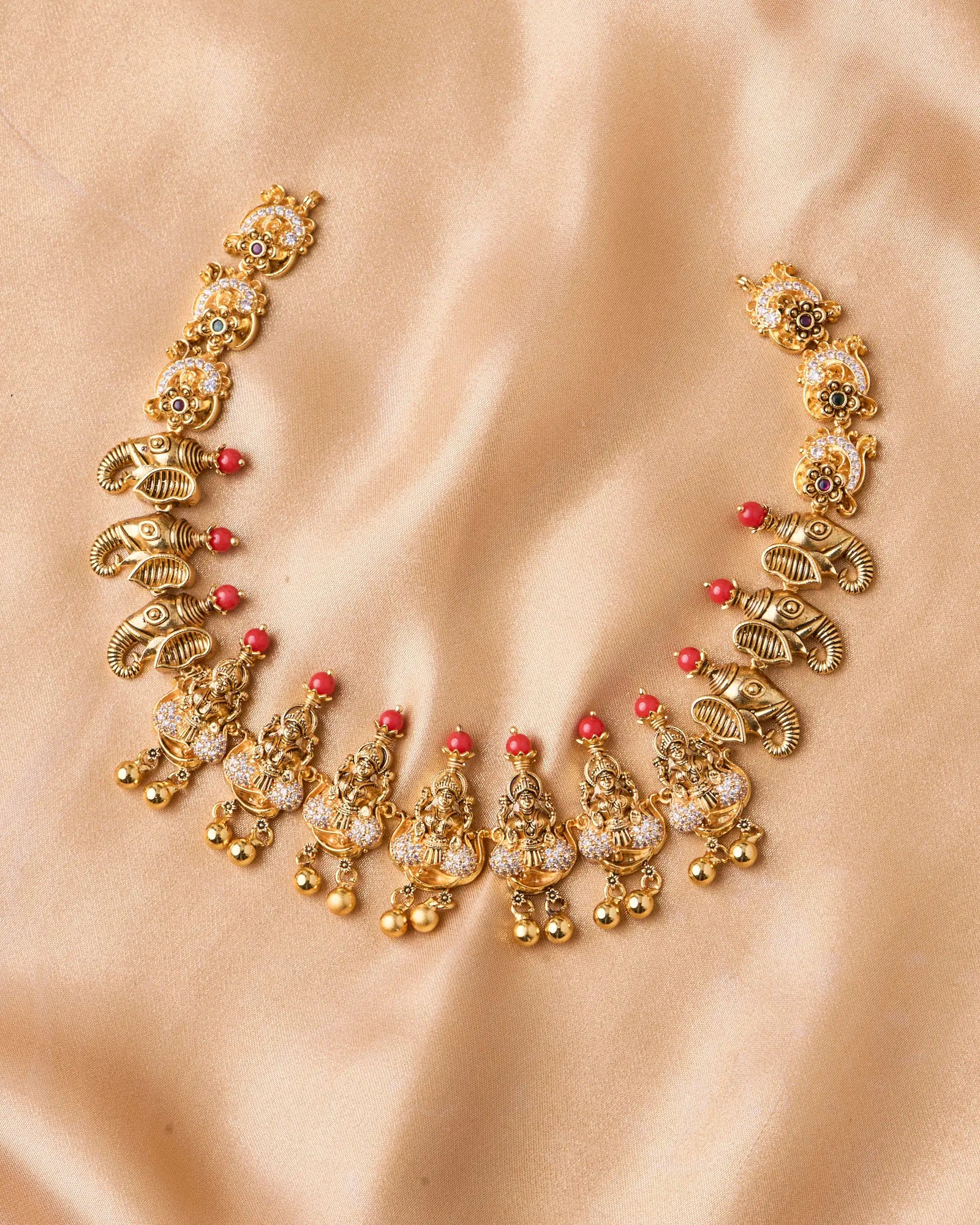 Antique Lakshmi Elephant Necklace