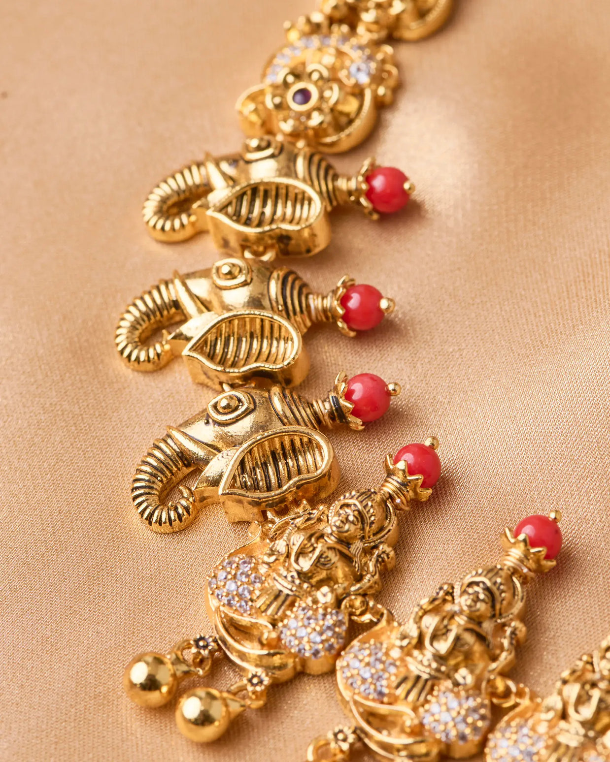 Antique Lakshmi Elephant Necklace