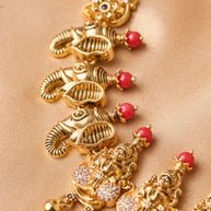 Antique Lakshmi Elephant Necklace