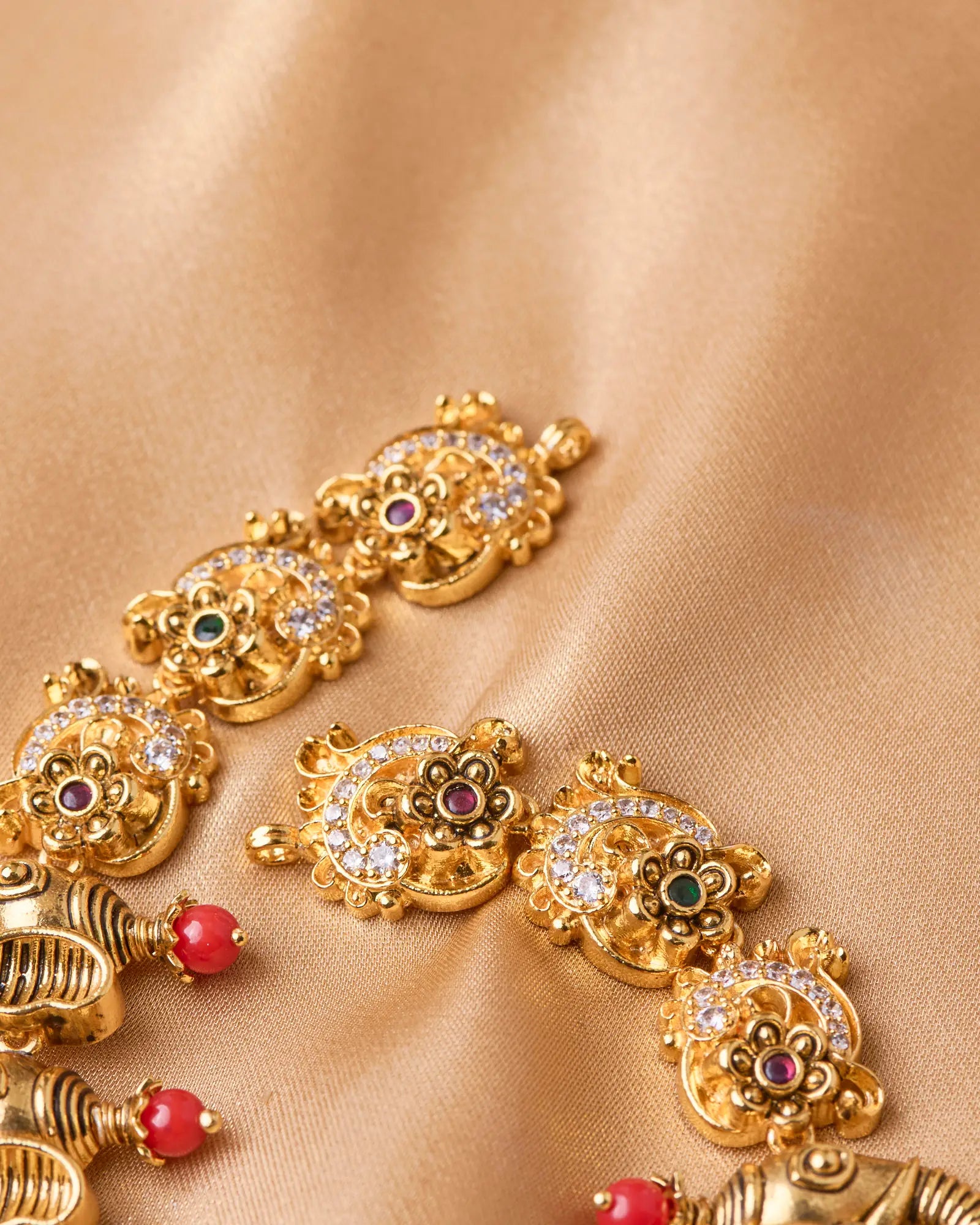 Antique Lakshmi Elephant Necklace