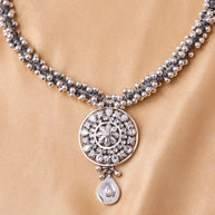 Oxidized Rajputi Ghunghroo Necklace