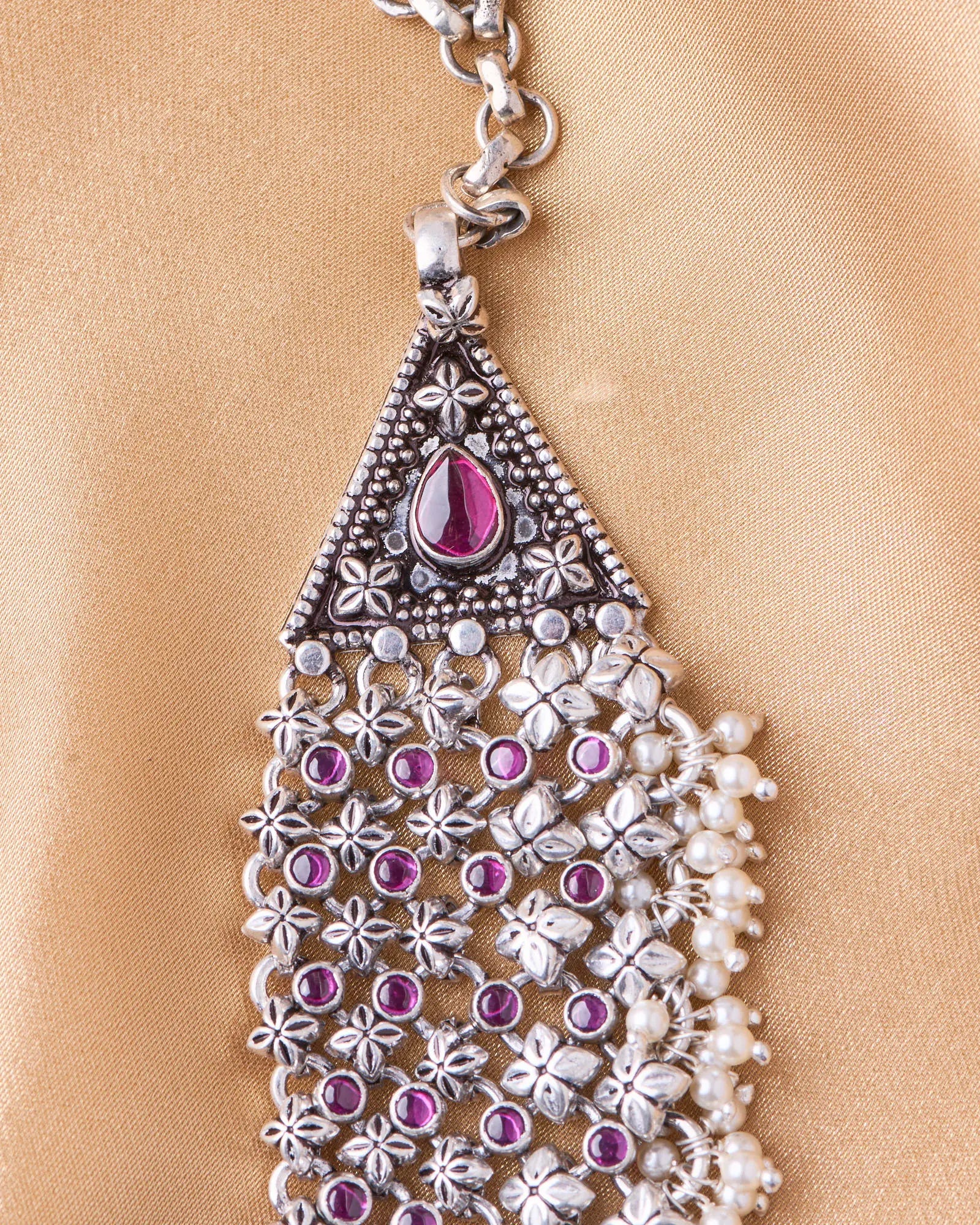 Oxidized Rajputi Roshni Necklace