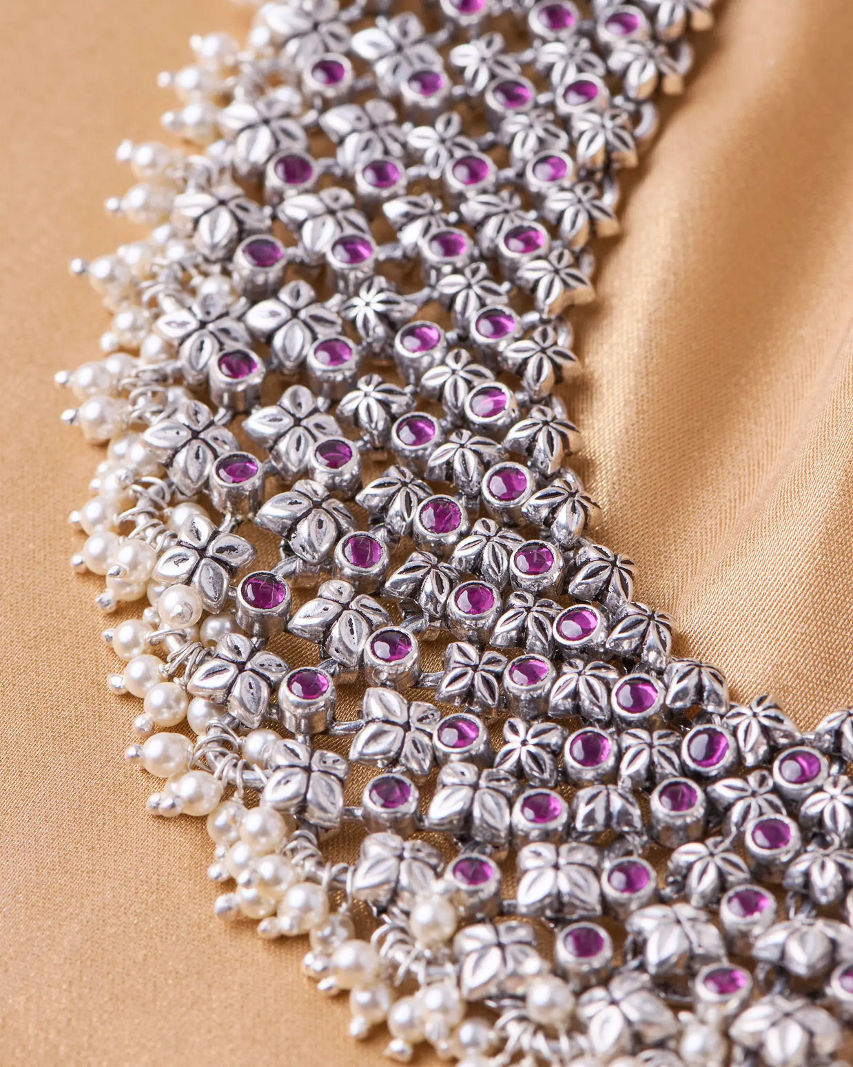 Oxidized Rajputi Roshni Necklace