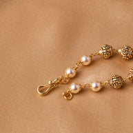 Antique Pearl Gundu Beads Mala