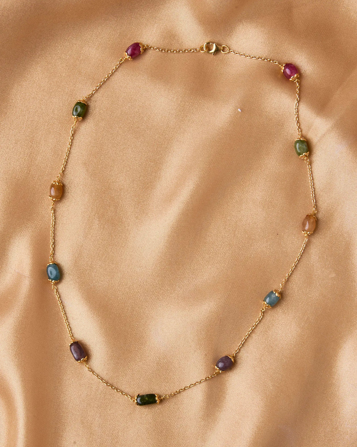 Antique Multi-Color Stones Mala