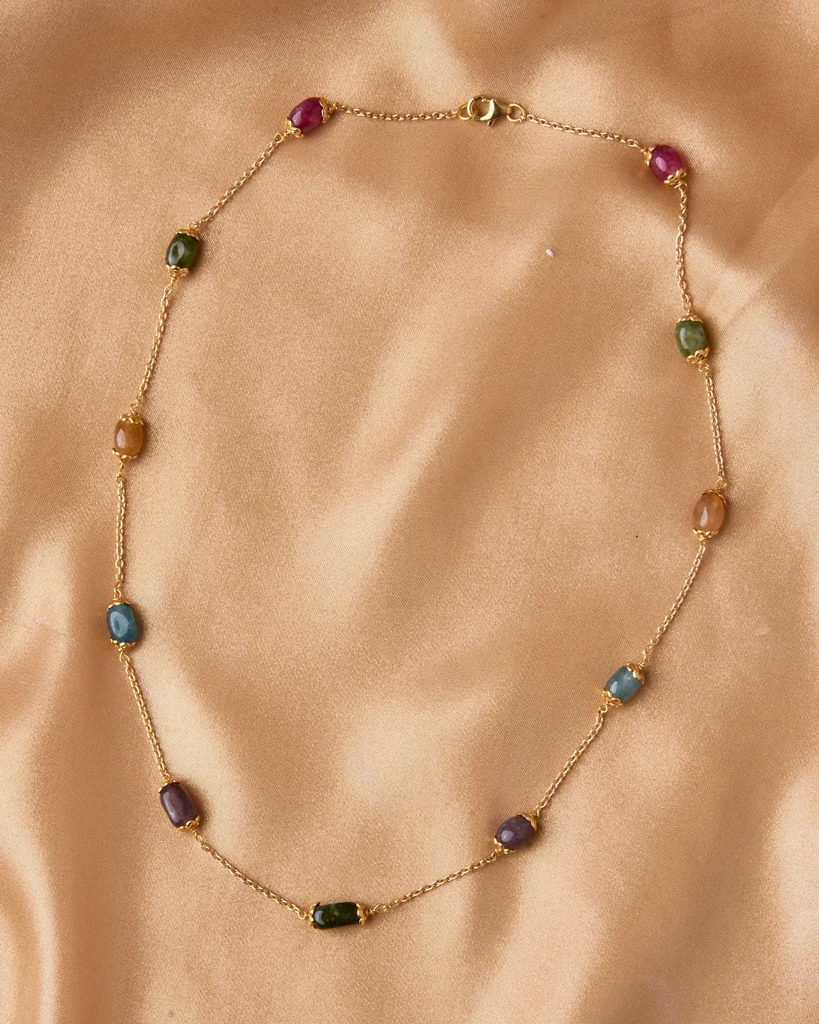 Antique Multi-Color Stones Mala