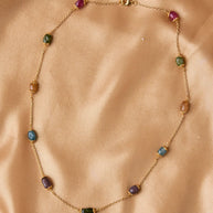 Antique Multi-Color Stones Mala