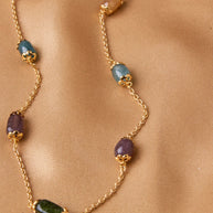 Antique Multi-Color Stones Mala