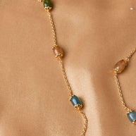 Antique Multi-Color Stones Mala