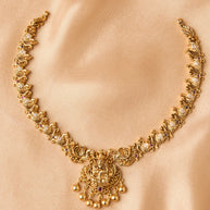 Antique Lakshmi Peacock Necklace