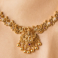 Antique Lakshmi Peacock Necklace