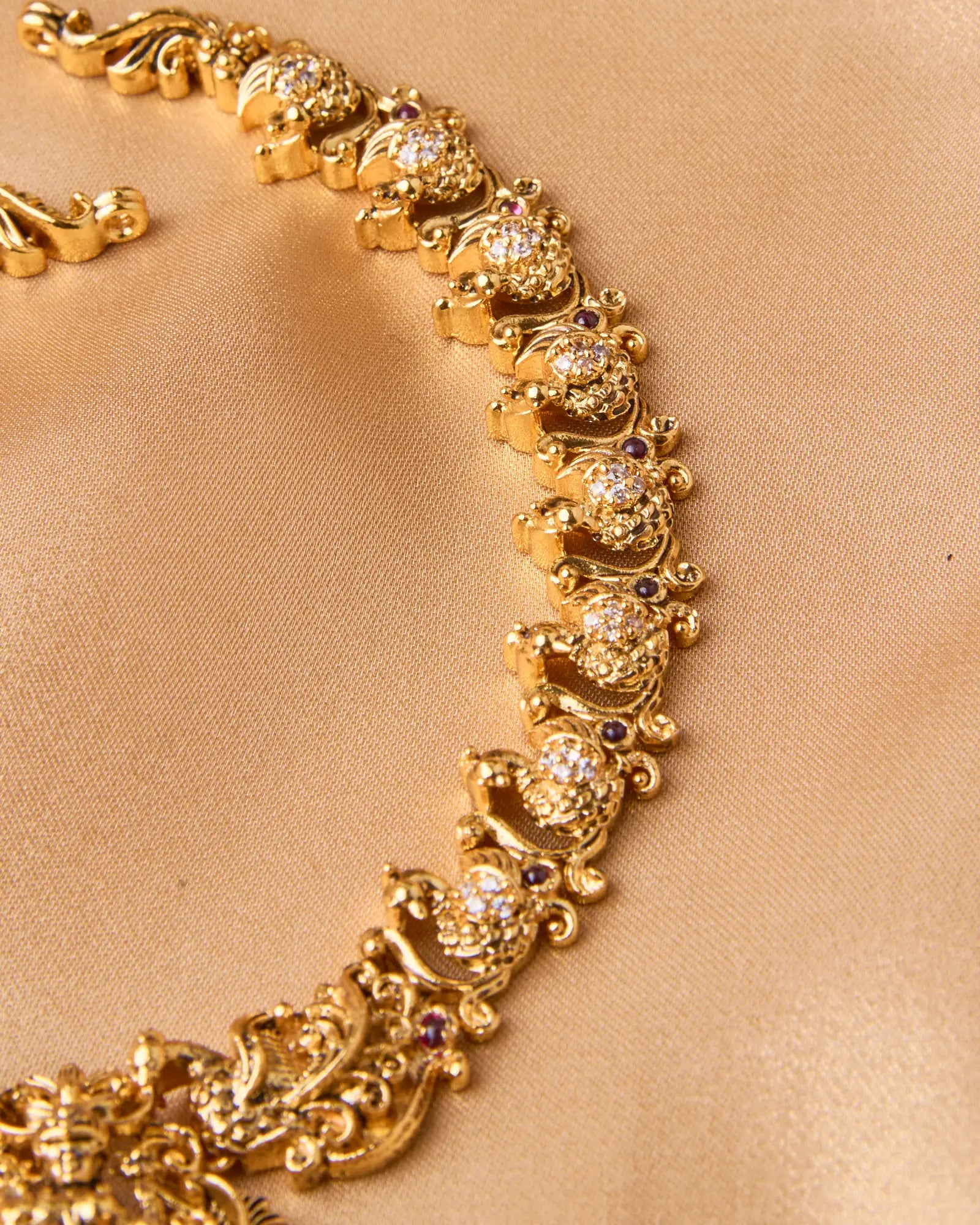 Antique Lakshmi Peacock Necklace