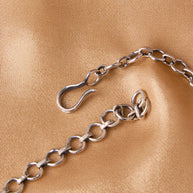 Oxidized Rajputi Blossom Necklace