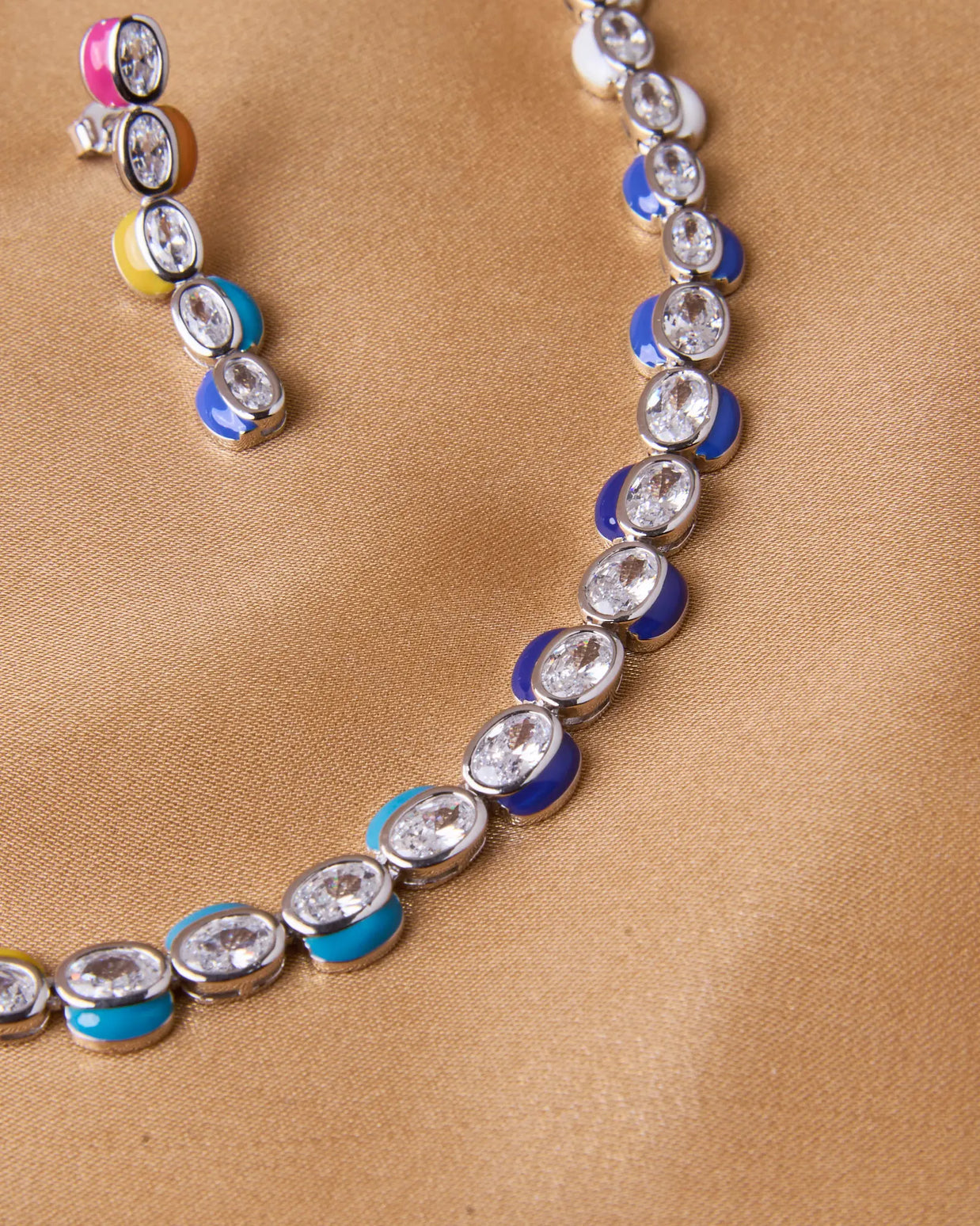 Aurora Bloom Enamel Necklace