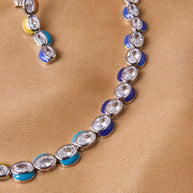Aurora Bloom Enamel Necklace