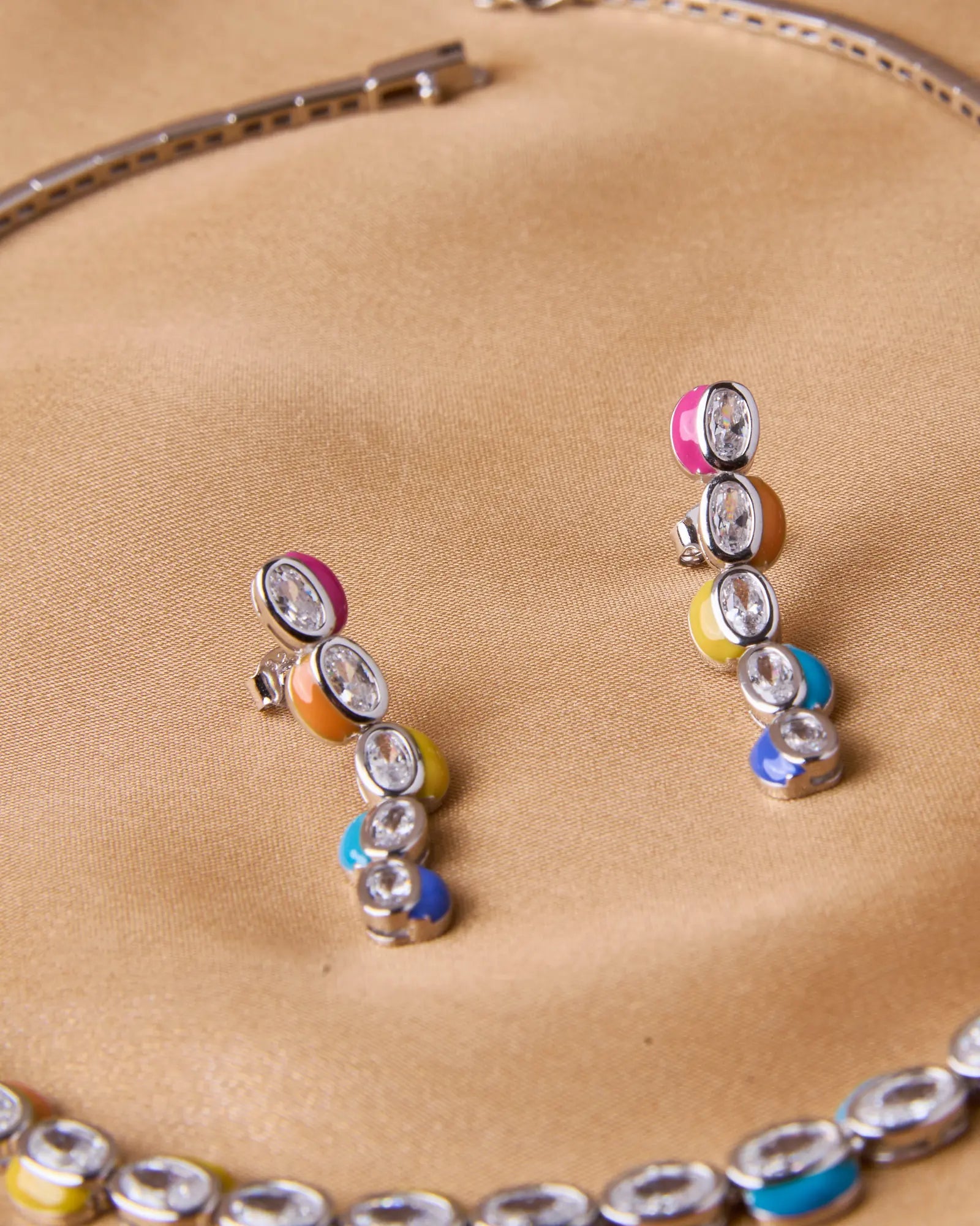 Aurora Bloom Enamel Necklace