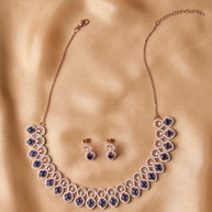 Silsila Ocean Bliss Rose Gold Necklace