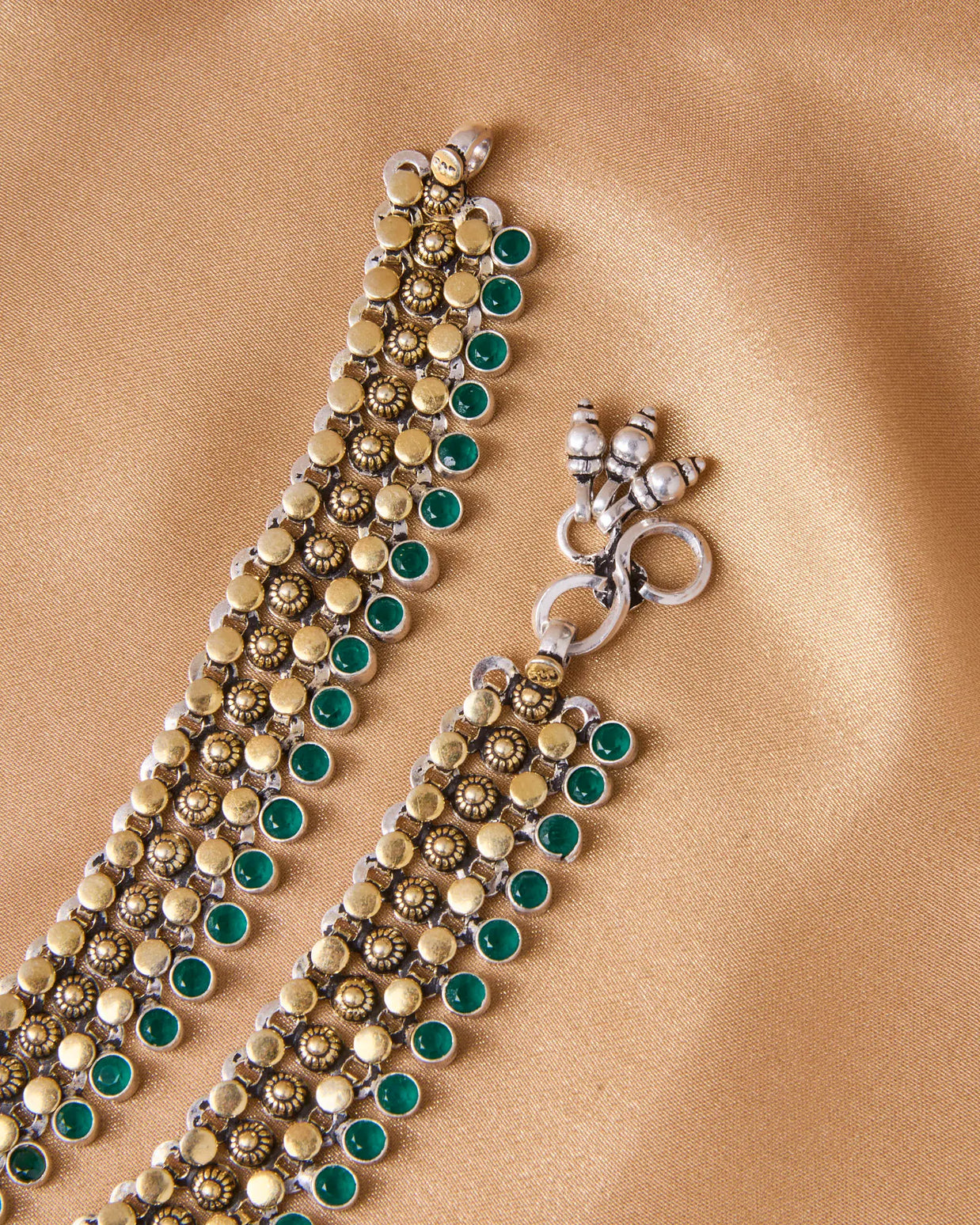 Silsila Antique Gold-Plated Jaipur Payal