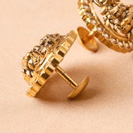 Antique Lakshmi White Studs