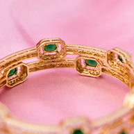 Silsila Emerald Harmony Bangle