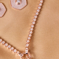 Silsila Hexa Grace Rose Gold Necklace