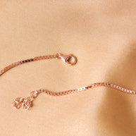 Silsila Hexa Grace Rose Gold Necklace