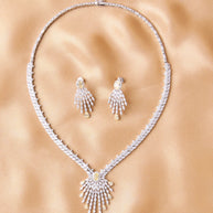 Sunlit Grace Silver Necklace
