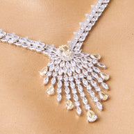 Sunlit Grace Silver Necklace