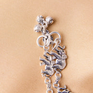 Silsila Traditional Silver Anklets