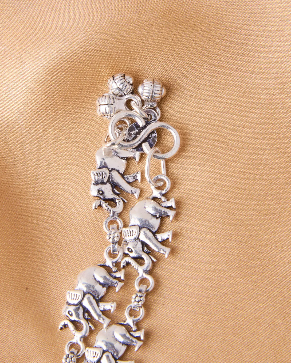 Silsila Traditional Silver Anklets