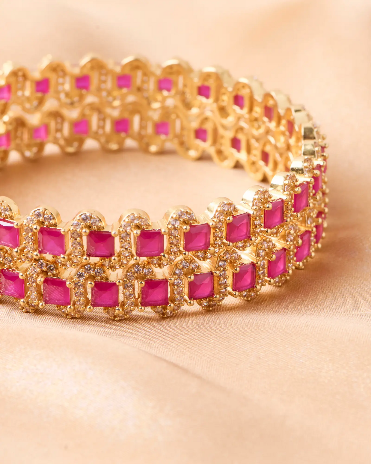 Silsila Ruby Shakti Bangle