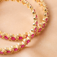 Silsila Ruby Shakti Bangle