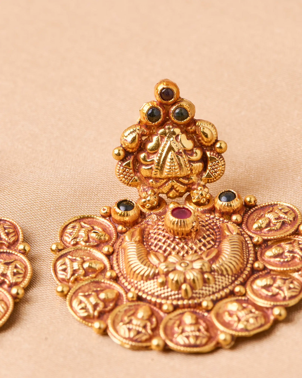 Antique Lakshmi Kaas Jhumki